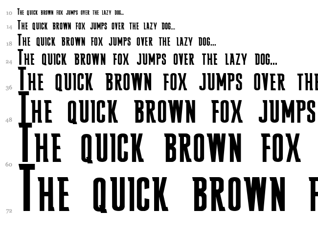 Falling Skies font waterfall